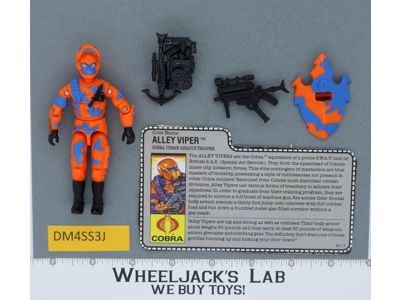 Alley Viper V1 100% Complete G.I. Joe 1989 Hasbro Vintage Action Figure
