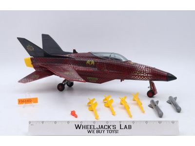 Python Conquest X-30 Jet 100% Complete GI Joe 1989 Hasbro Action Figure Vehicle