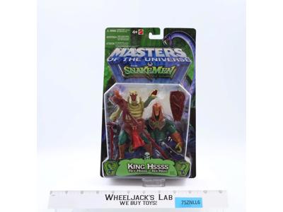 King Hssss Masters Of The Universe vs Snakemen MOTU 2003 Mattel NEW SEALED