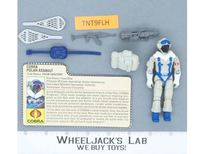 Snow Serpent V1 100% Complete G.I. Joe 1985 Hasbro Vintage Action Figure