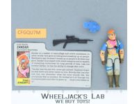 Zandar V1 100% Complete G.I. Joe 1986 Hasbro Vintage Action Figure