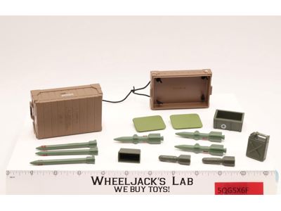 Ammo Dump Supply 100% Complete 1985 GI Joe Hasbro Vintage Action Figure Playset