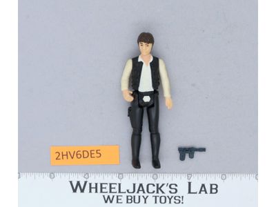 Han Solo BIG HEAD 100% Complete Tri-Logo Star Wars 1977 Palitoy Figure NO REPRO