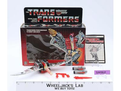 Swoop 100% Complete W NICE BOX & FIGURE 1985 Vintage Hasbro G1 Transformers