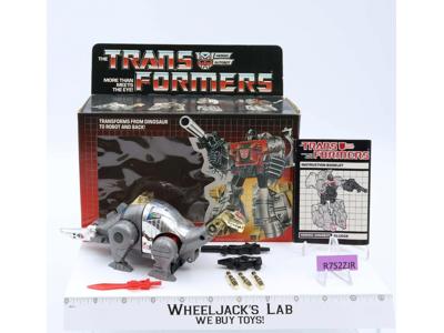 Sludge w/ NICE BOX 100% Complete 1985 Vintage Hasbro Figure G1 Transformers