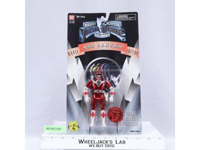 Mighty Morphin RED Ranger MOVIE EDITION Power Rangers 1995 Bandai NEW MOSC