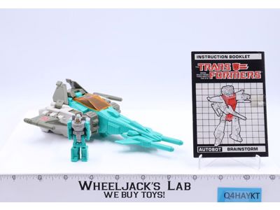 Brainstorm Headmaster 100% Complete Vintage 1987 G1 Transformers Action Figure