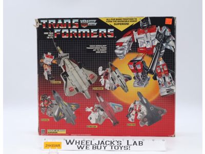 Superion 100% Complete W/Original Box & Insert 1986 Vintage G1 Transformers