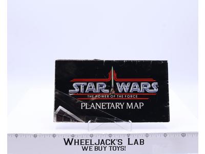 Tatooine Planetary Map ORIGINAL Star Wars POTF 1985 Kenner
