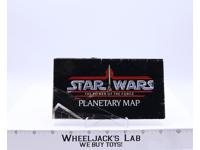 Tatooine Planetary Map ORIGINAL Star Wars POTF 1985 Kenner