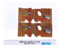 Sewer Lair Cardboard Fences Teenage Mutant Ninja Turtles TMNT Vintage Playmates