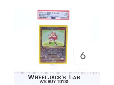 Hitmonchan 2003 P.M. Best of Game Promo #2 Reverse Holo PSA 9 Mint Card