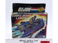 Cobra Night Landing 100% Complete W/Box GI Joe 1985 Action Figure Vehicle