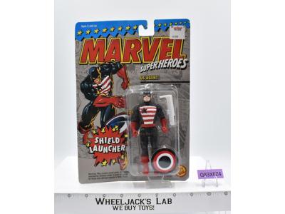 US Agent Shield Launcher Marvel Super Heroes 1994 Toybiz NEW MOSC SEALED