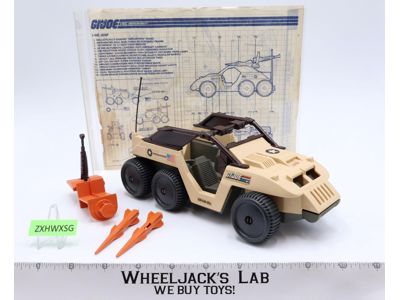Desert Fox 100% Complete GI Joe 1988 Hasbro Vintage Action Figure Vehicle