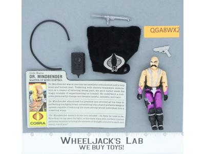 Dr. Mindbender V1 100% Complete G.I. Joe 1986 Hasbro Vintage Action Figure