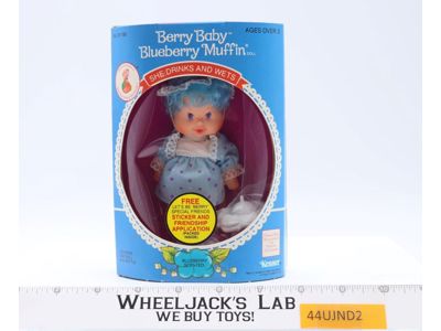 Blueberry Muffin Berry Baby Strawberry Shortcake 1984 Kenner NEW SEALED