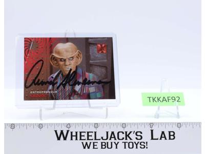 Quark Star Trek Deep Space 9 Armin Shimerman AUTOGRAPHED Trading Card