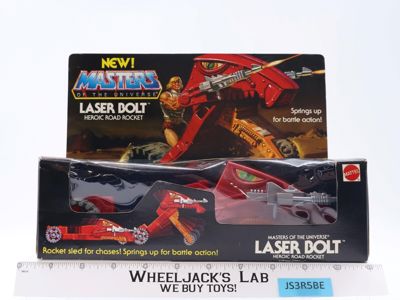 Laser Bolt Masters of the Universe He-Man MOTU 1985 Mattel NEW SEALED MISB