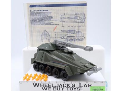 Persuader 100% Complete Vintage GI Joe 1987 Hasbro Action Figure Vehicle