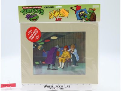 April Shredder Barney Animation Art Cel Teenage Mutant Ninja Turtles TMNT NEW