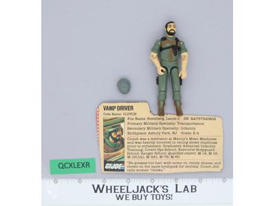 Clutch V1.5 Swivel Arms 100% Complete G.I. Joe 1983 Hasbro Vintage Action Figure
