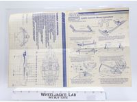 Cobra Hydrofoil Moray 1985 ORIGINAL Instructions Blueprints G.I. Joe Hasbro
