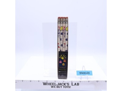 Set of 4 Pac-Man Pencils 1980 Bally Midway Empire Pencil Corp NEW SEALED