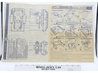 Equalizer 1989 ORIGINAL Instructions/Blueprints G.I. Joe Hasbro Action Figure