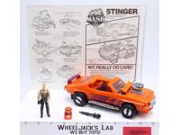 Stinger W/Bruno Sheppard 100% Complete 1986 MASK M.A.S.K. Kenner Figure