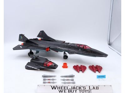 Cobra Night Raven S3P Complete GI Joe 1986 Hasbro Vintage Action Figure Vehicle
