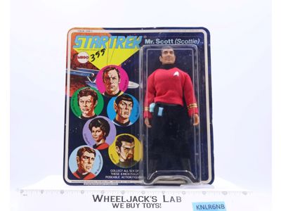 Mr. Scott Scottie Star Trek 1974 Mego Vintage 8" Action Figure NEW MOSC SEALED