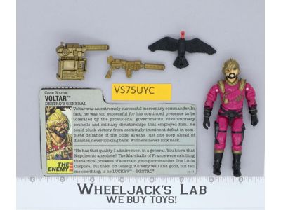 Voltar V1 100% Complete G.I. Joe 1988 Hasbro Vintage Action Figure