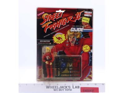 Ken Masters Street Fighter II GI Joe 1993 Hasbro Action Figure NEW MOSC SEALED