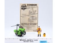 Condor W/Brad Turner 100% Complete Long Helmet M.A.S.K.1986 Kenner Vehicle