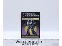 Thundercracker Instructions Manual Booklet 1984 Hasbro G1 Transformers Vintage