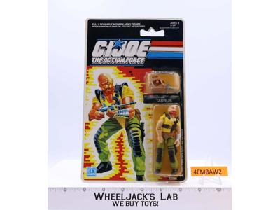 Taurus EUROPEAN GI Joe The Action Force 1989 Hasbro NEW MOSC SEALED