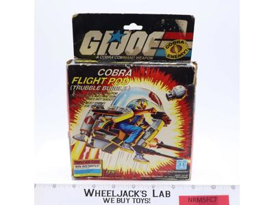 Cobra Flight Pod Vehicle 100% Complete w/ Box GI Joe 1985 Action War Hasbro