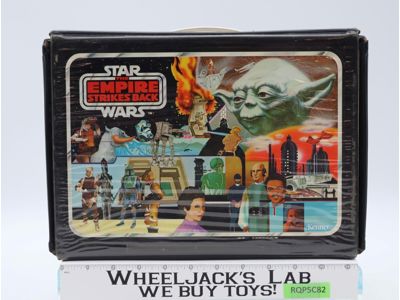 Star Wars ESB Vinyl Collector Case TAN TRAYS 1977 Kenner Storage Case