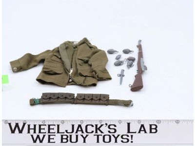 Combat Field Jacket Set Complete GI Joe Hasbro 1964 12" Accessories