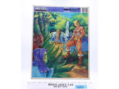 He-Man Masters of the Universe MOTU Frame-Tray Puzzle 1984 Golden