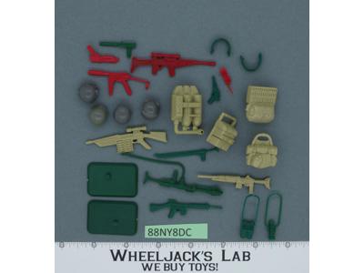 Battle Gear Accessory Set 3 Lot 4 Complete 1985 Weapons GI Joe Vintage Figure