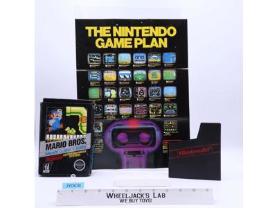 Mario Bros. Arcade Classics Nintendo Entertainment System 1985 EMPTY Box Poster