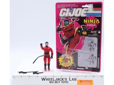 Slice V1 100% Complete W/ Cardback 1992 G.I. Joe Hasbro Vintage Action Figure