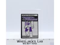 Apeface Action Figure Instruction Manual Booklet 1987 Hasbro G1 Transformers