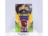 RED Ranger Mighty Morphin Power Rangers AUTO METALLIZED Bandai 1995 MOSC