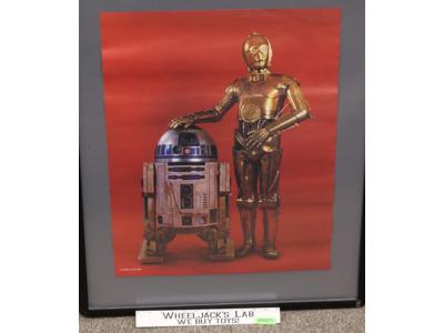 R2D2 & C3PO #3 Star Wars Poster 1980 18.5 X 23" Promotional RARE