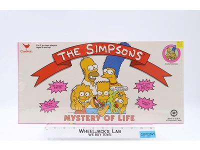 Mystery of Life Board Game The Simpsons 1990 Cardinal NEW SEALED