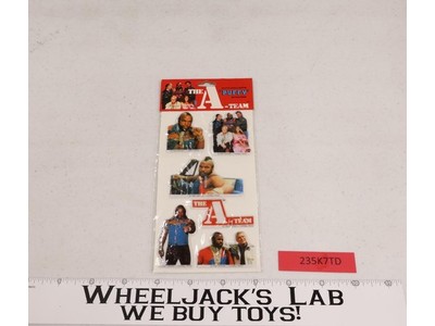 The A-Team Puffy Stickers 1983 Stephen Cannell Productions