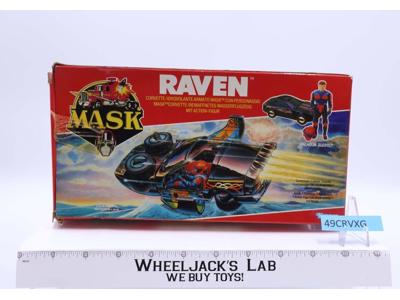 Raven Calhoun Burns 100% Complete W/Box MASK 1986 Vintage Action Vehicle